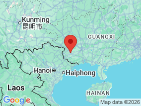 Map of Site Report: Chongzuo - White-headed Langur Reserve, China